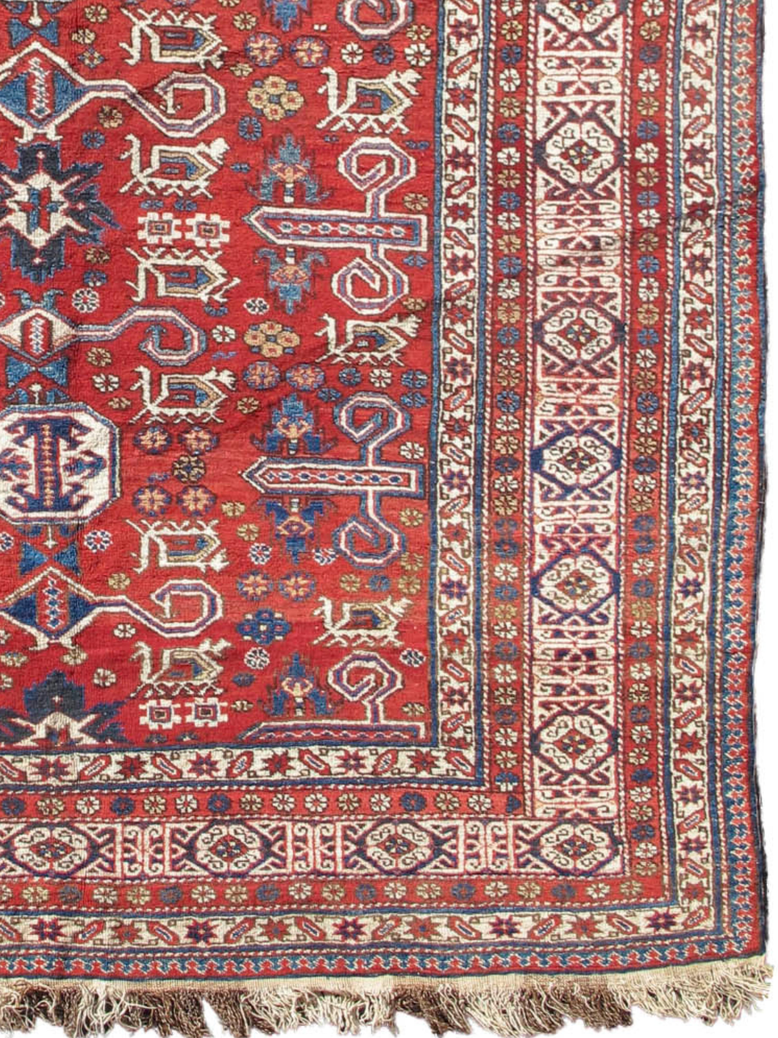 Alfombra Shirvan, c. 1900 Caucásico en venta