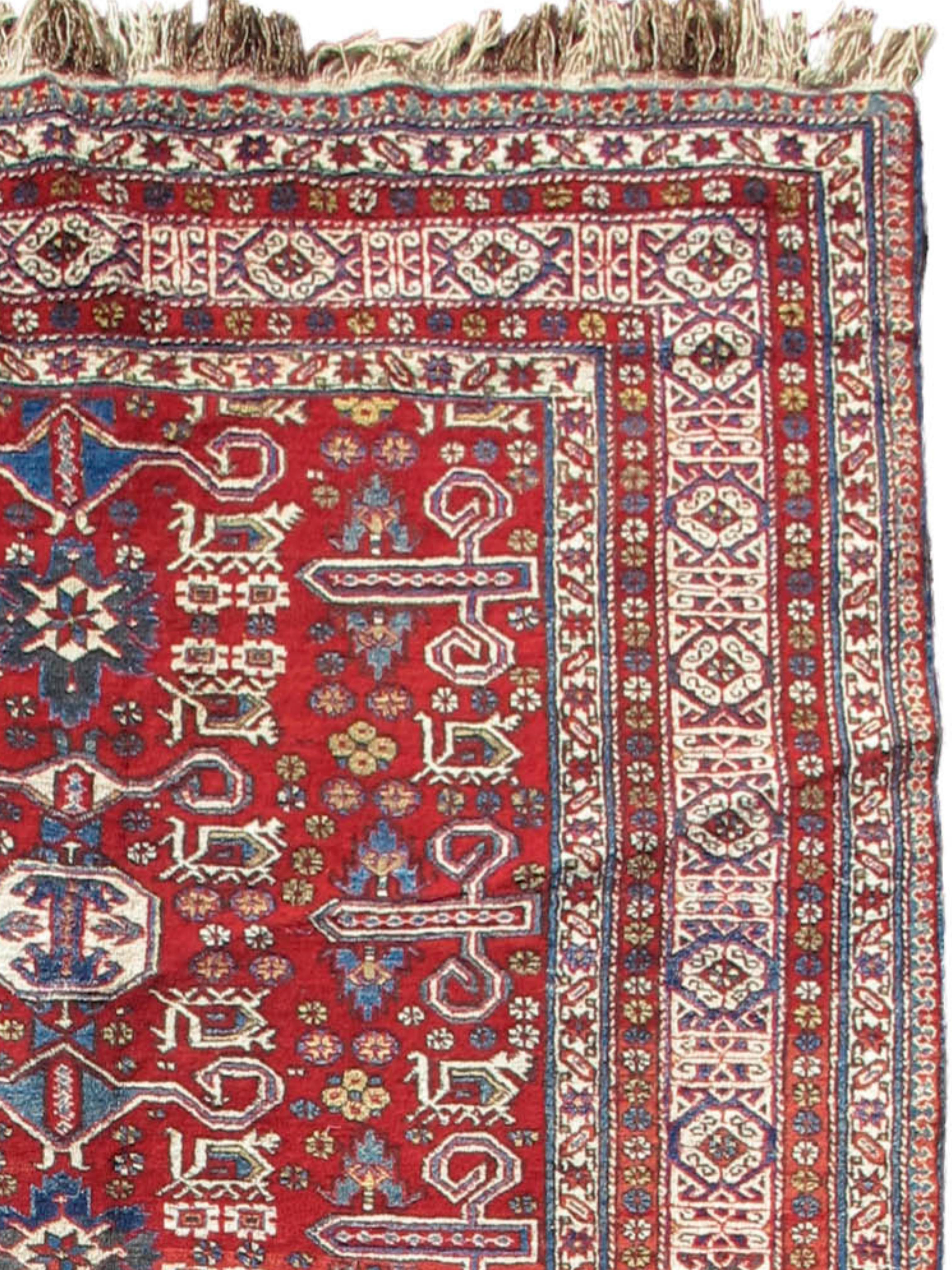 Alfombra Shirvan, c. 1900 Anudado a mano en venta