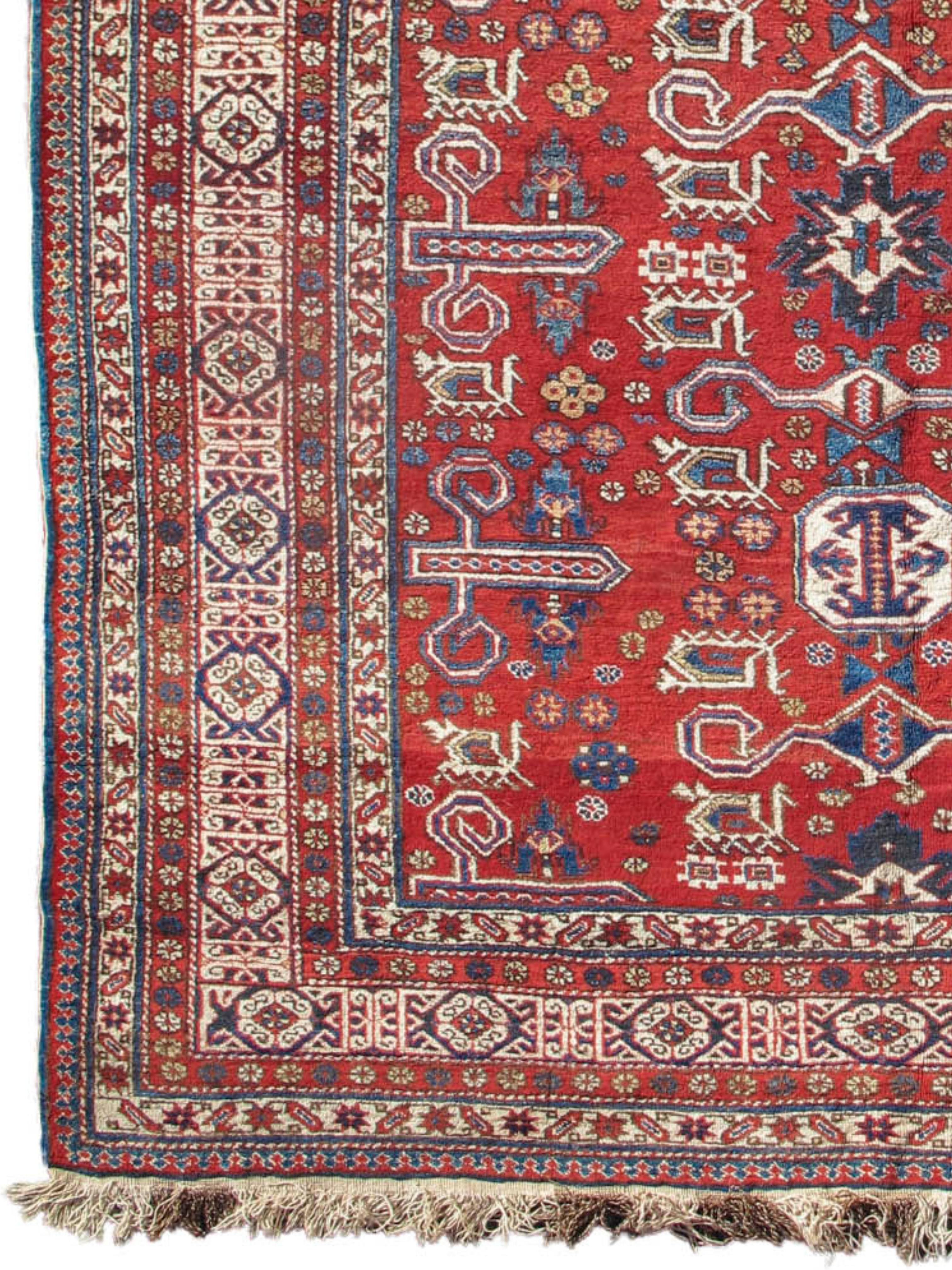 Alfombra Shirvan, c. 1900 en Excelente estado para la venta en San Francisco, CA