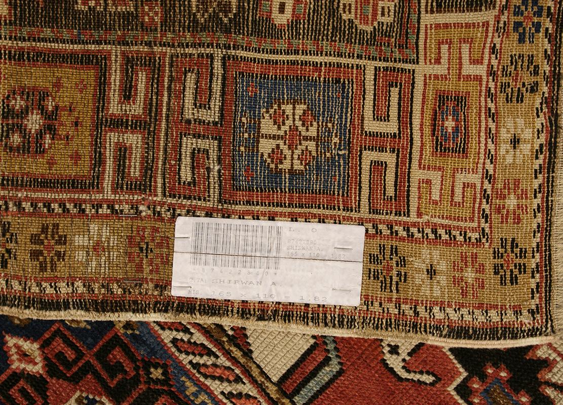 Laine Tapis Shirvan Caucasien en vente