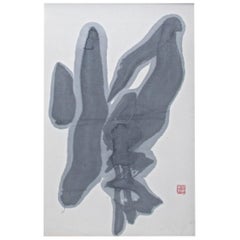 Shiryu Morita « Ki-Return », encre Sumi sur papier, dessin calligraphique