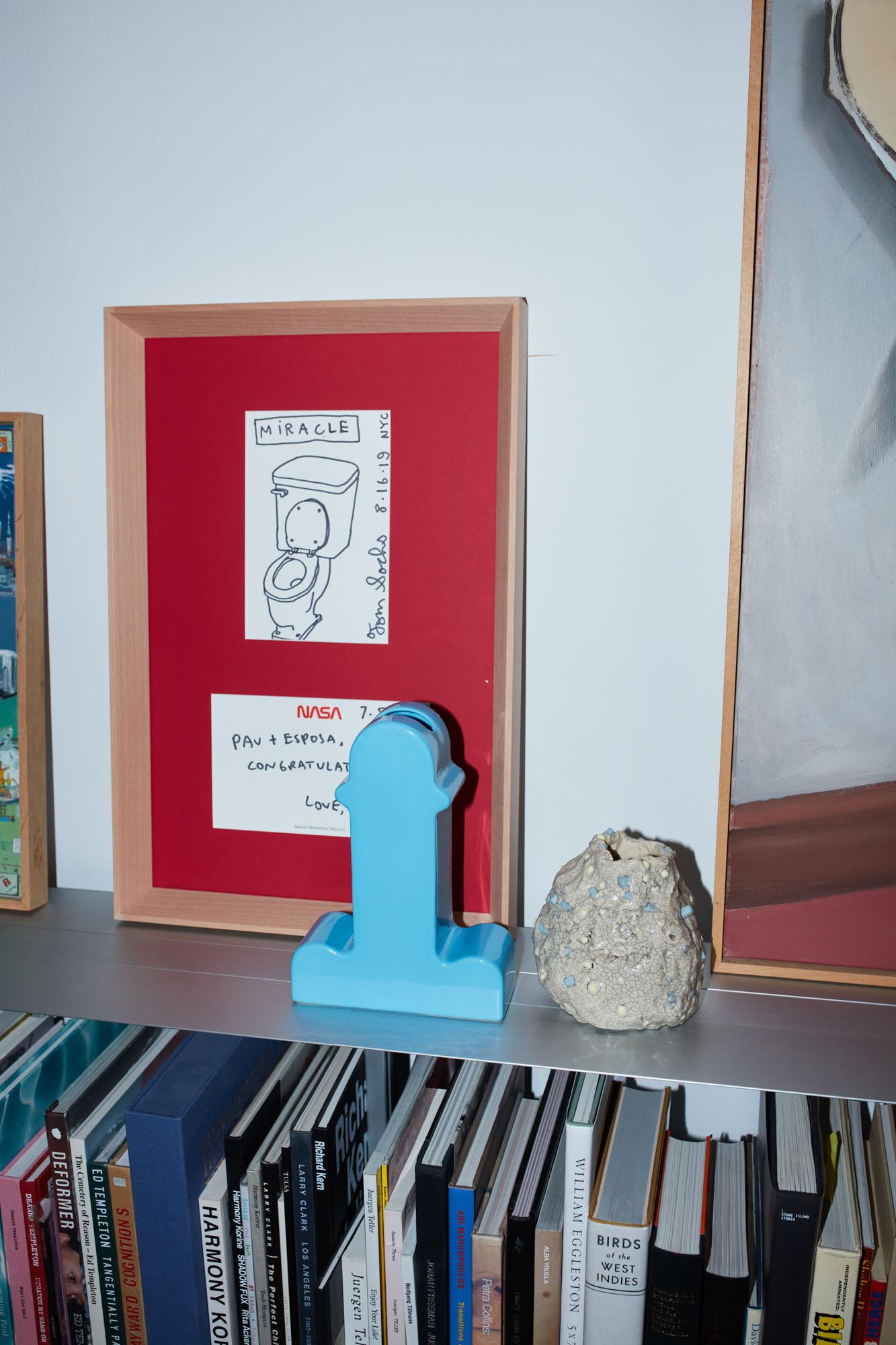 Florero Shiva, Azul, de Ettore Sottsass, Cerámica esmaltada, España en venta 2