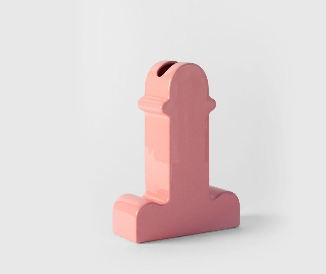 Shiva flower vase by Ettore Sottsass
Dimensions: D 7 x W 17 x H 23 cm 
Materials: Pink glazed ceramic.


One of our favorite designs. It has been in production since 1973 and has converted into BD’s sign of identity all over the world. Sottsass