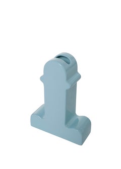SHIVA Blumenvase von Ettore Sottsass aus leuchtend blau glasierter Keramik, Spanien
