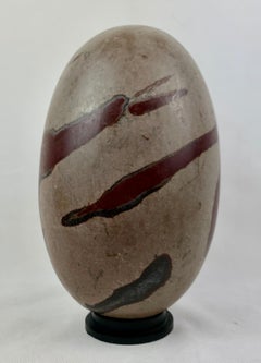 Natural Shiva Lingam Stone from India with Base