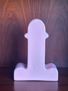 Shiva Penis Vase, Ceramic Decorative Object, Unique Design, Sottsass Design