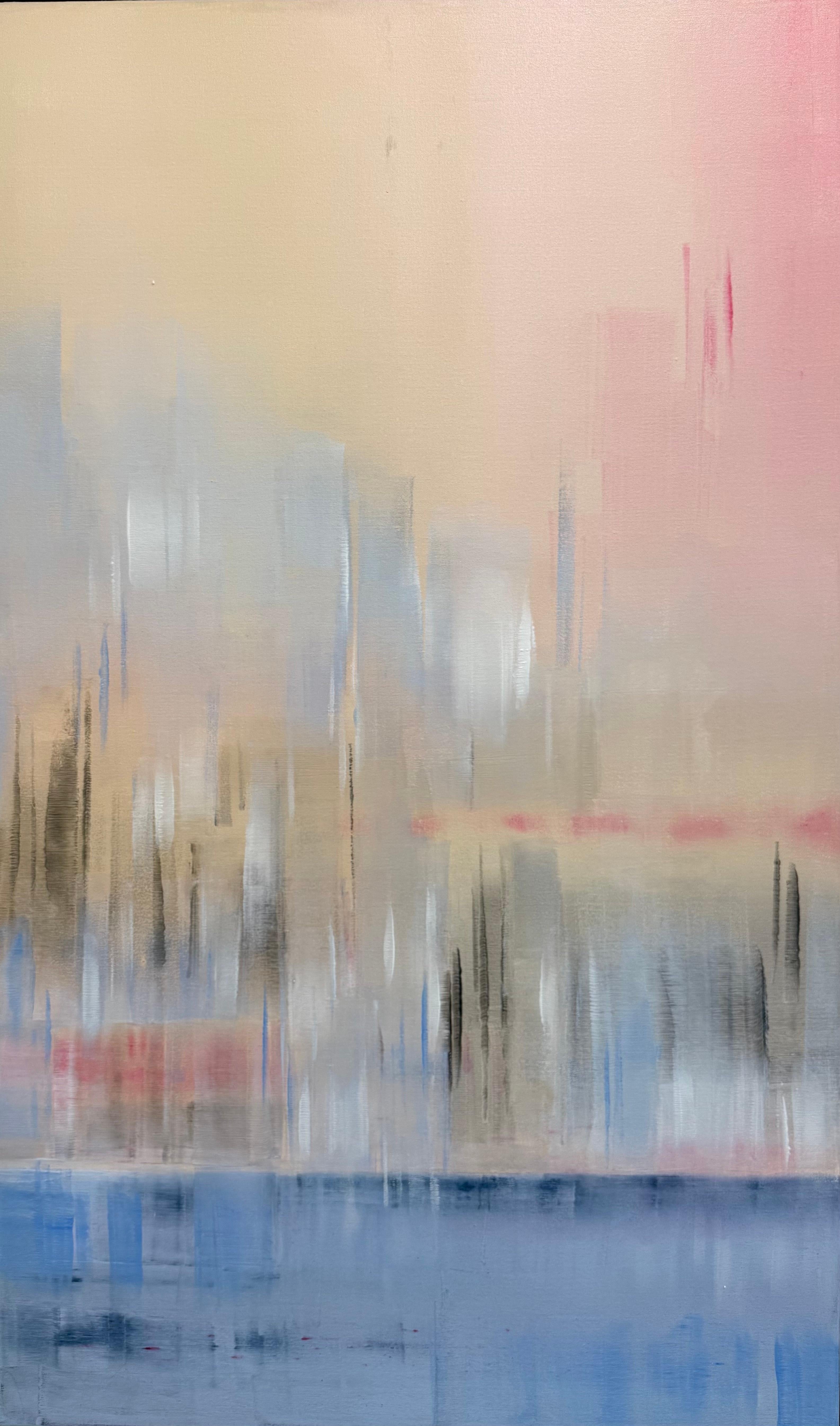 Abstract Painting de Shivani Dugar - Rosa marina