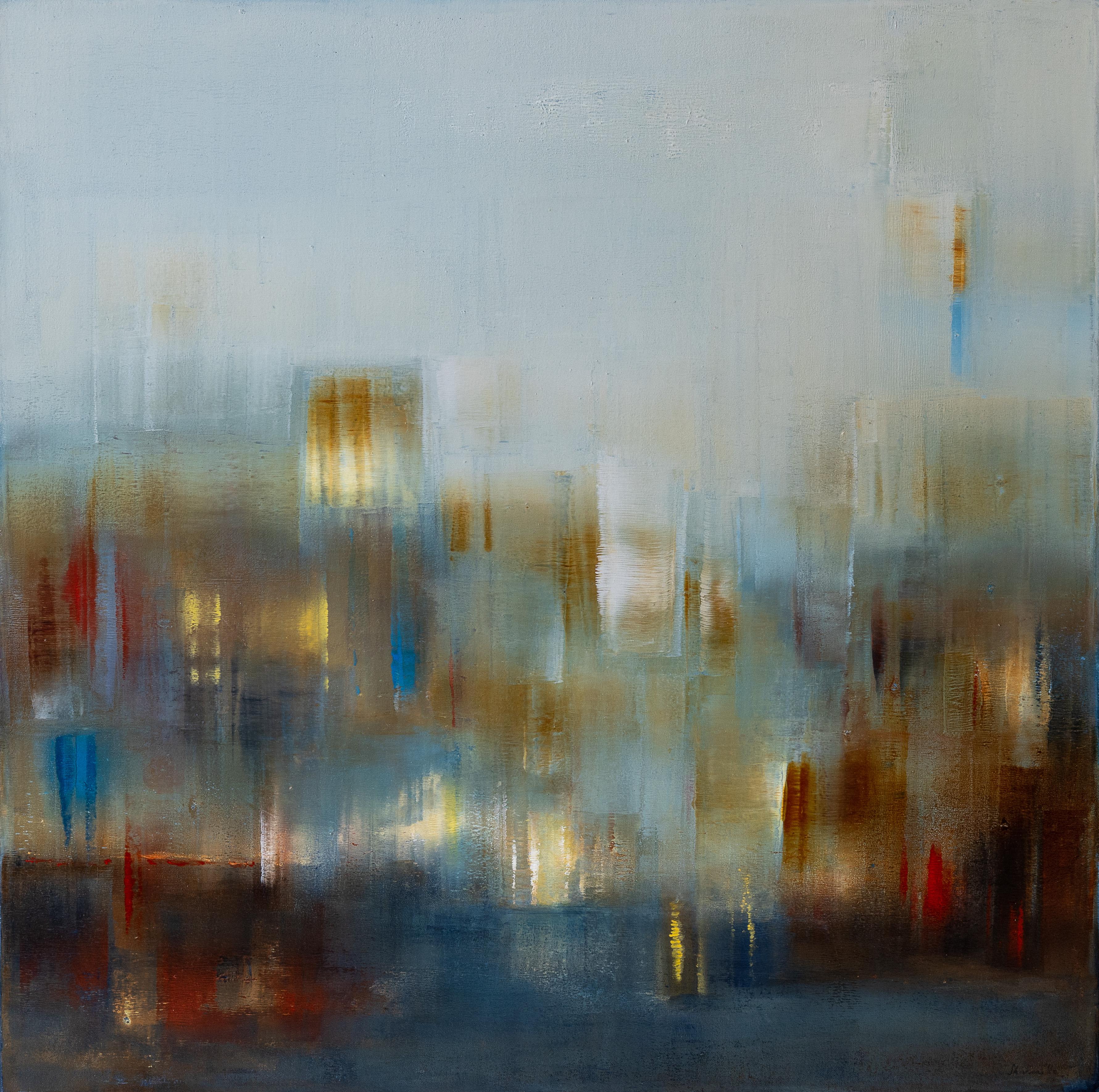 Abstract Painting di Shivani Dugar - Dove si nascondono gli uccelli canori