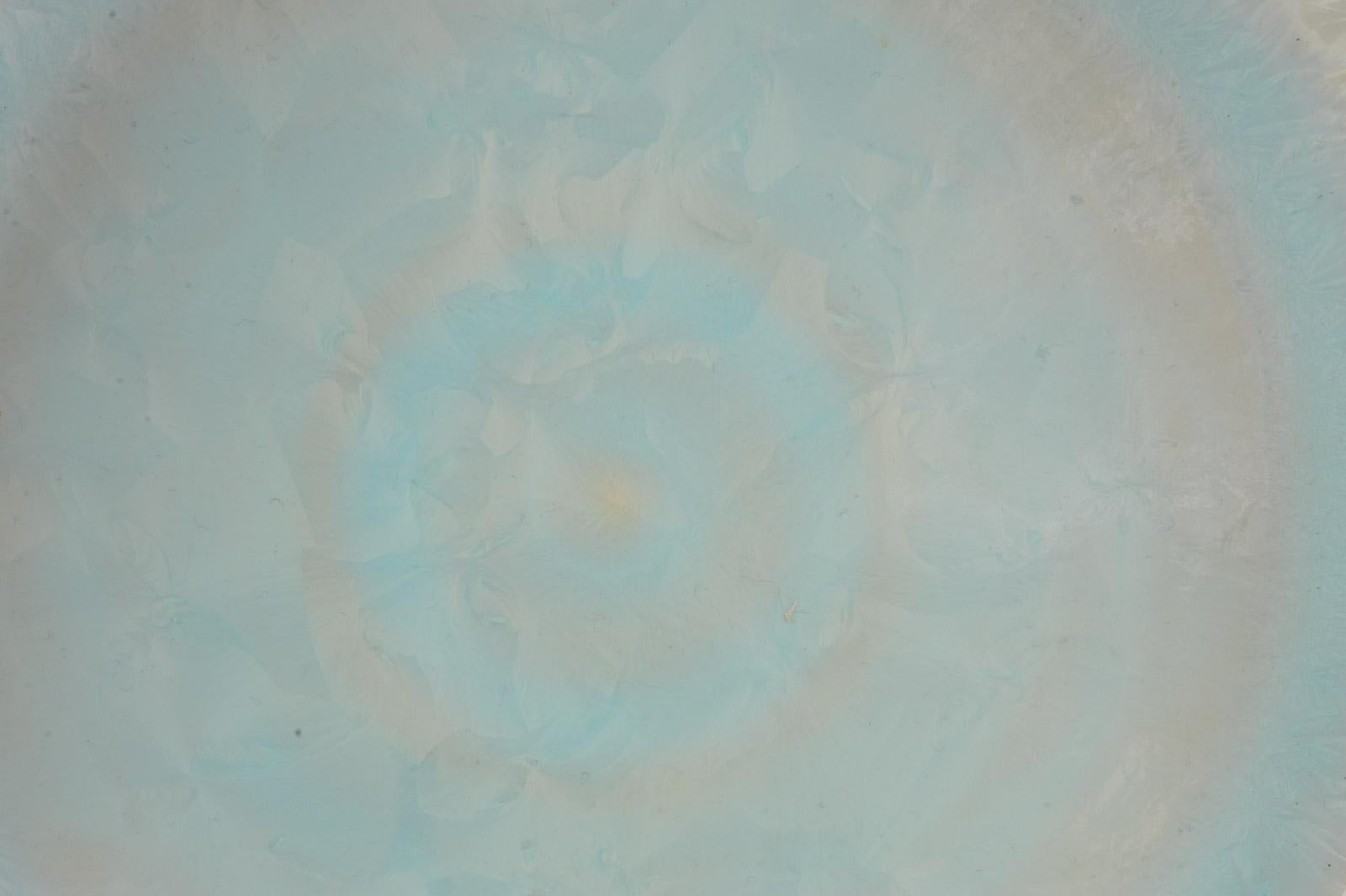Shiwan 20th Century PRoC 1970-1980 Chinese Porcelain Basin Crystalline Glaze For Sale 1