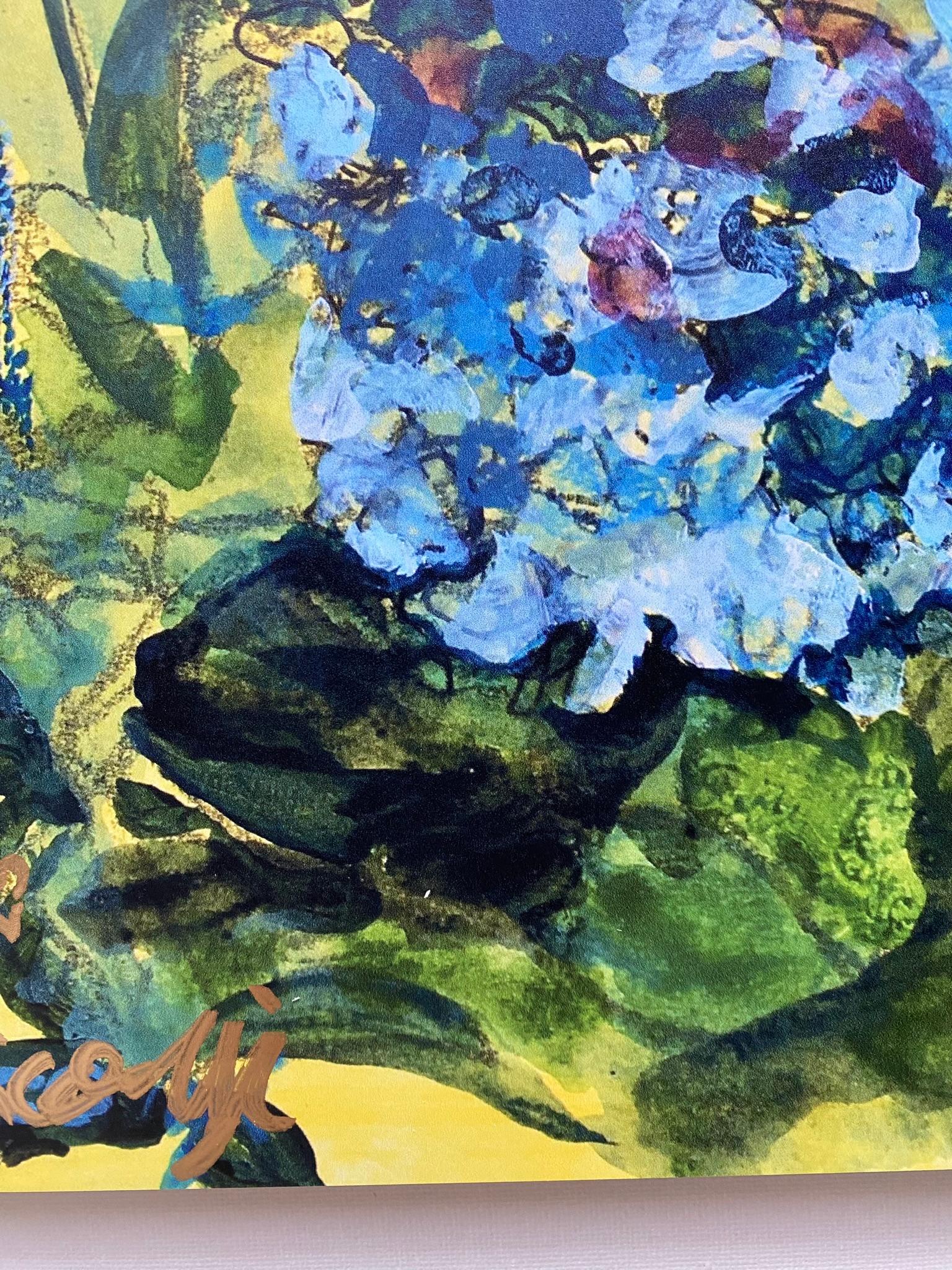 Hand Painted Limited Edition#7-Constant Gardener series-British Awarded Artist For Sale 11