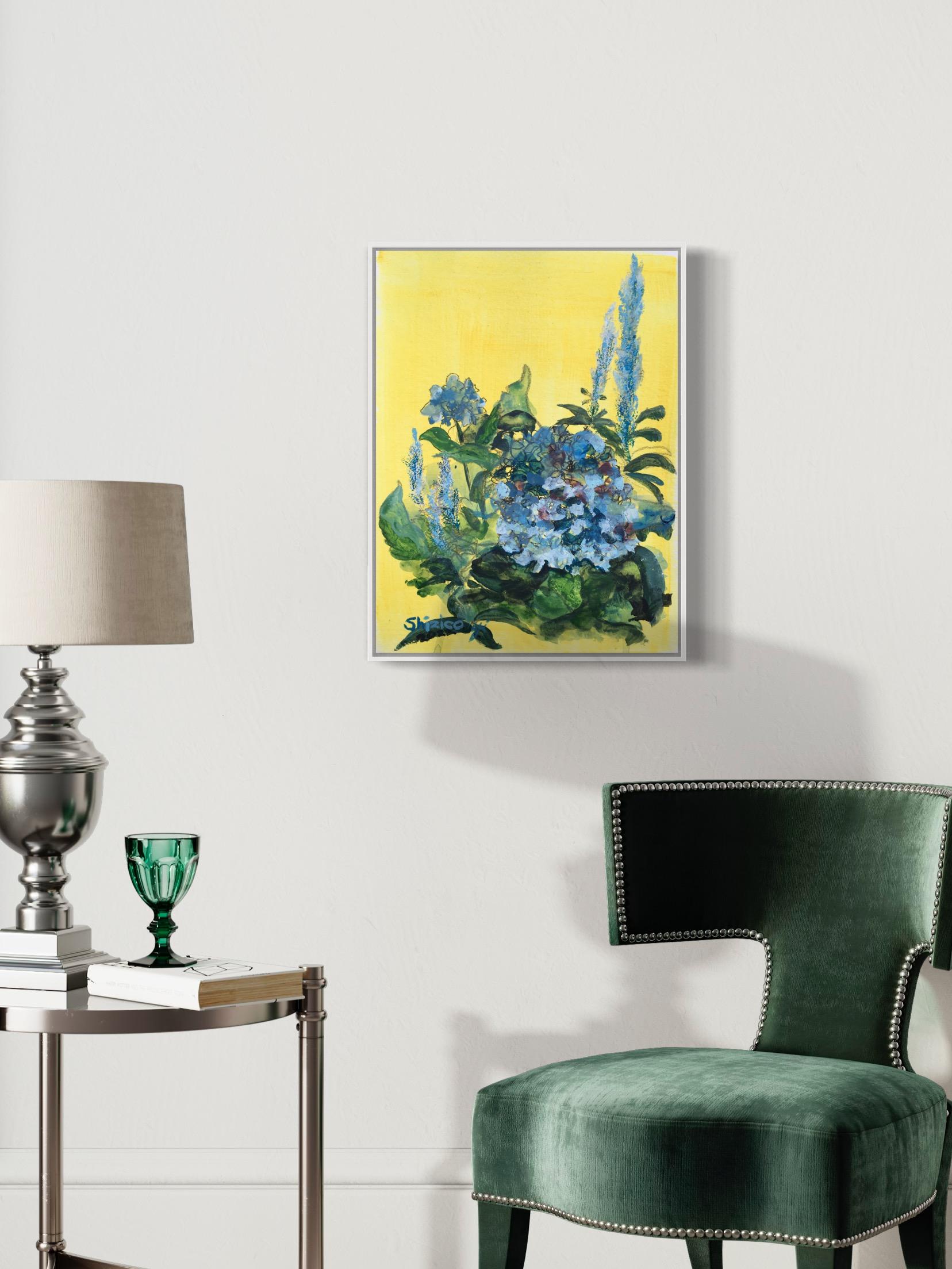 Hand Painted Limited Edition#7-Constant Gardener series-British Awarded Artist - Print by Shizico Yi 