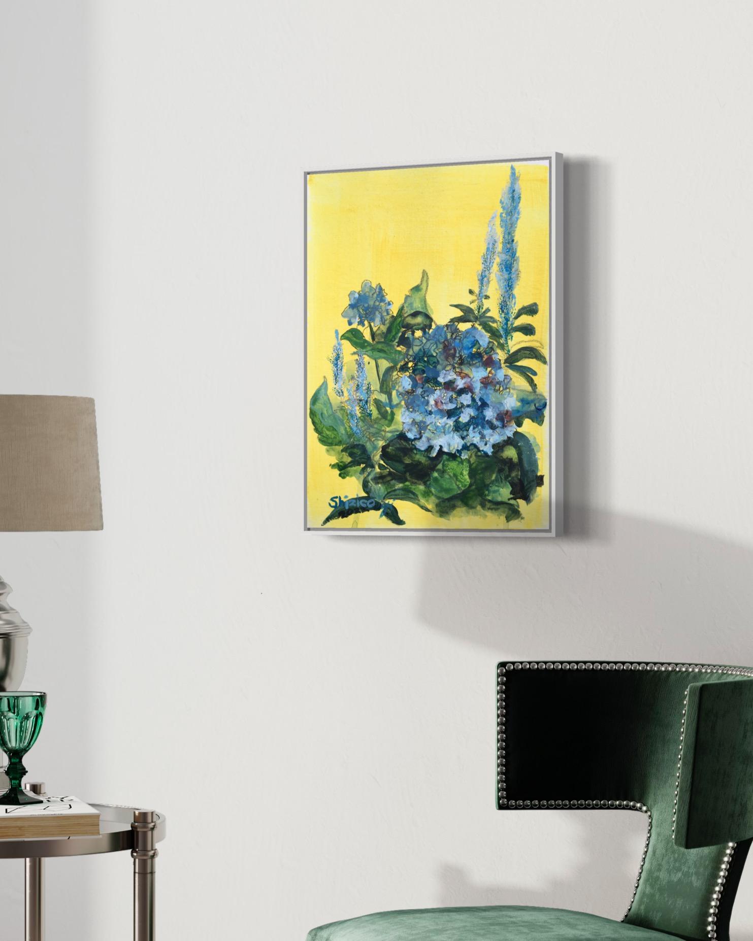 Hand Painted Limited Edition#7-Constant Gardener series-British Awarded Artist For Sale 2