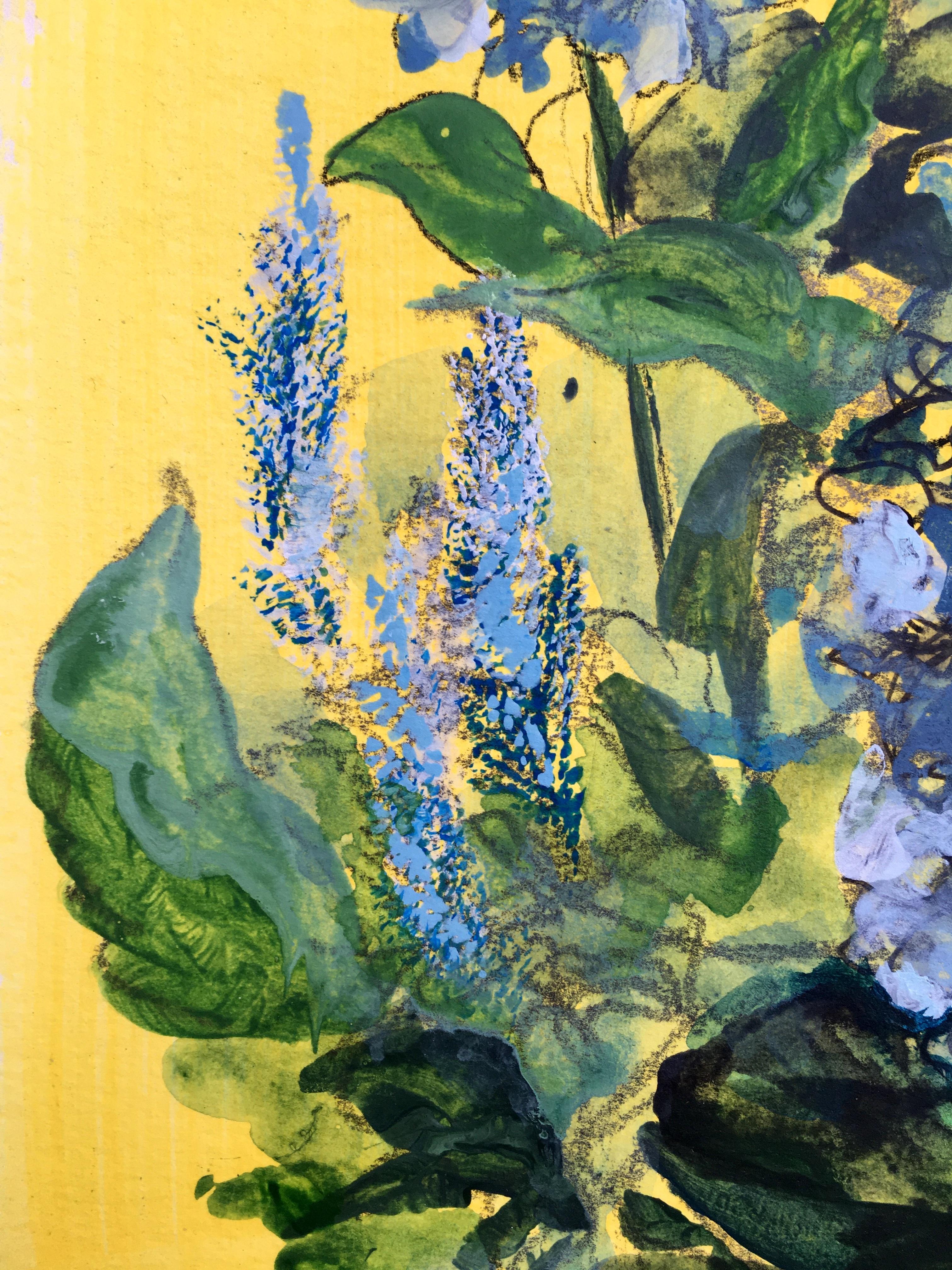 Hand Painted Limited Edition#7-Constant Gardener series-British Awarded Artist For Sale 3