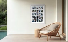 After Gerhard Richter-Fotocollage pintado a mano sobre Giclée-Artista británico premiado