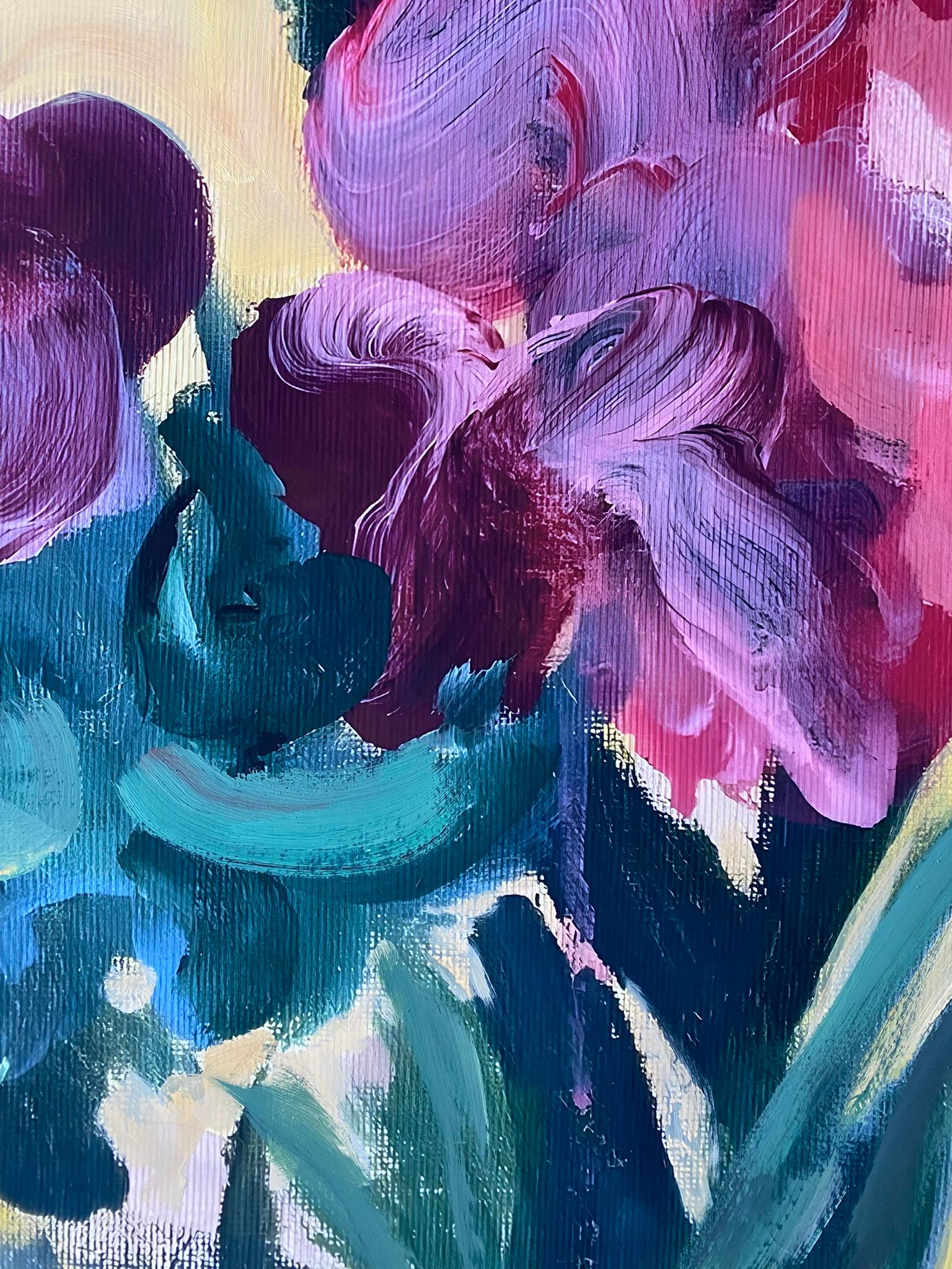 Le grandi dimensioni e la qualità dei colori vivaci dipinti a mano dall'artista promettono di dare un impatto al tuo spazio. 

Questa splendida prova d'artista è un pezzo unico, un olio dipinto a mano dall'artista, firmato sul davanti e anche sul