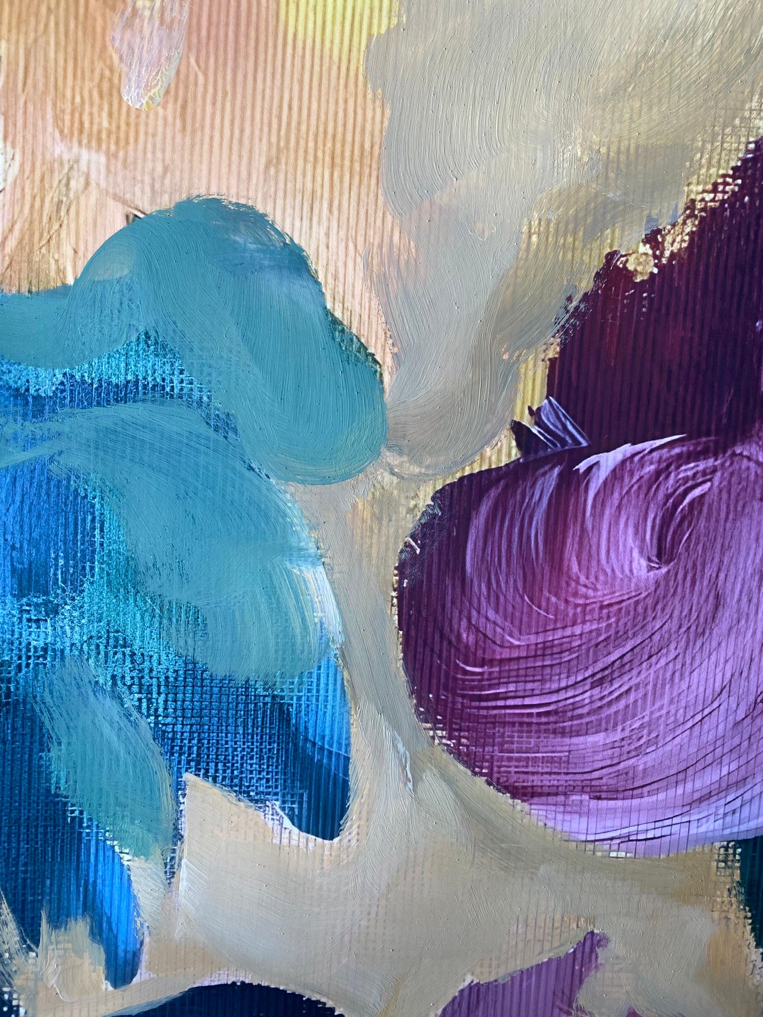 Prova d'artista dipinta a mano #1 -Gladiolus Summer Bloom-Artista britannico premiato in vendita 1