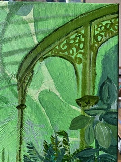 Épreuve d'artiste peinte à la main – « Green Paradise » – Artiste britannique primé