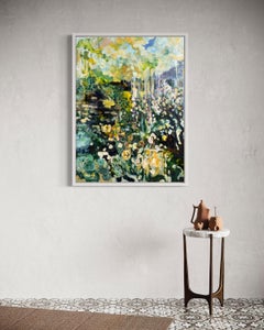 Having a Cigarette AmongYellow and Green-British Awarded Artist-Impressionist