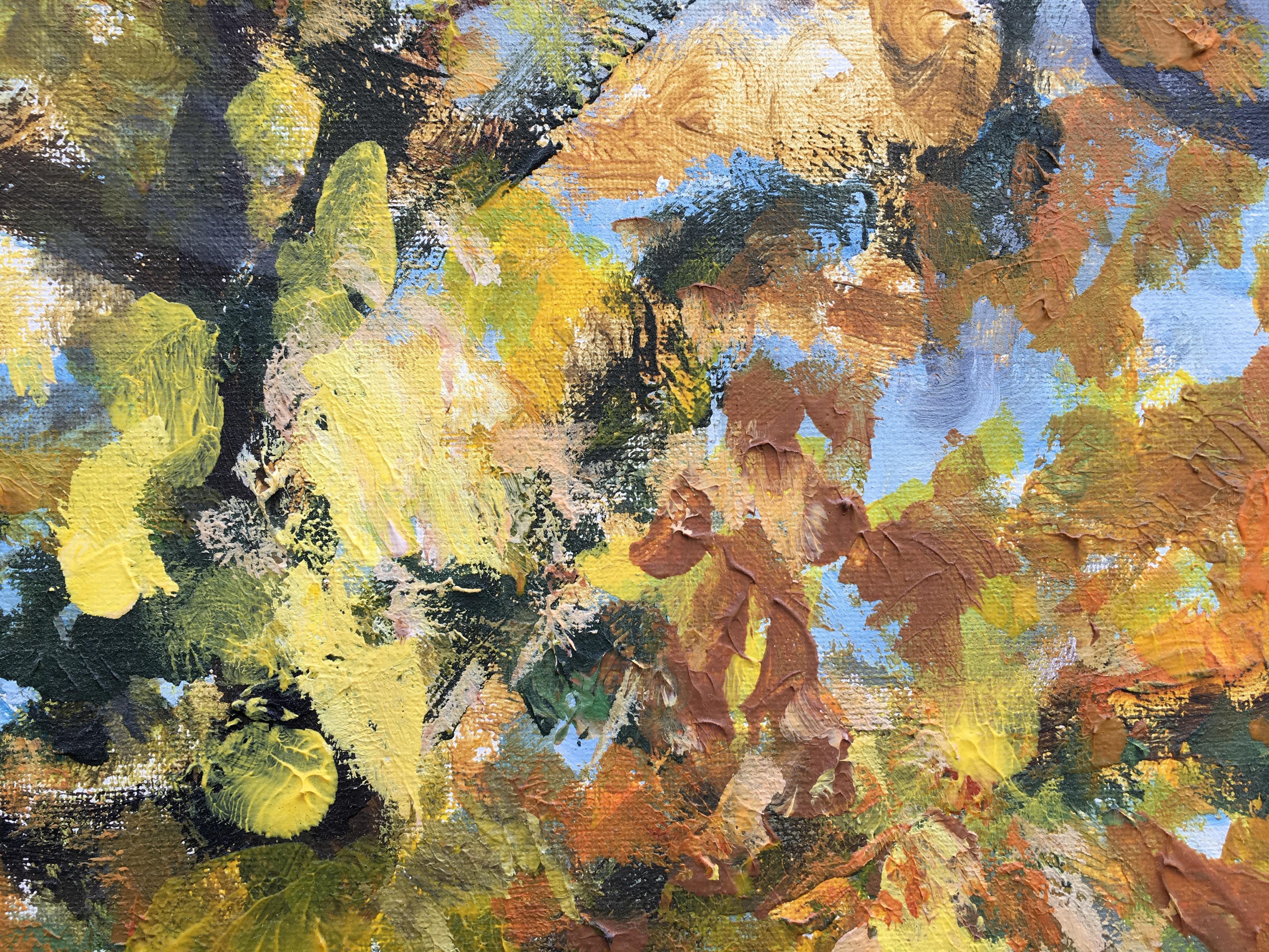 Serie originale Autunno a Londra-plein air-Artista britannico premiato -4 olii grandi in vendita 12