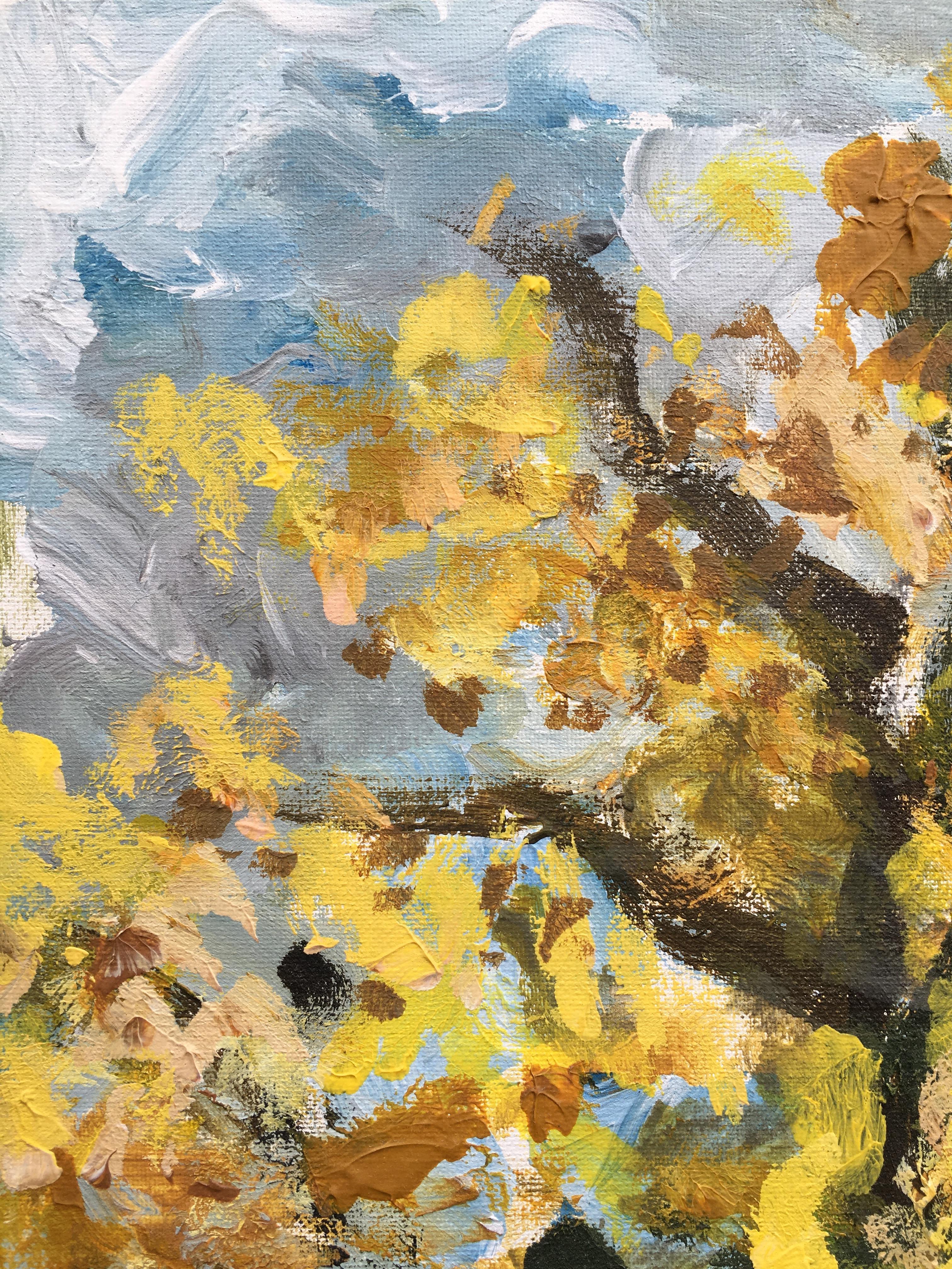 Serie originale Autunno a Londra-plein air-Artista britannico premiato -4 olii grandi in vendita 13