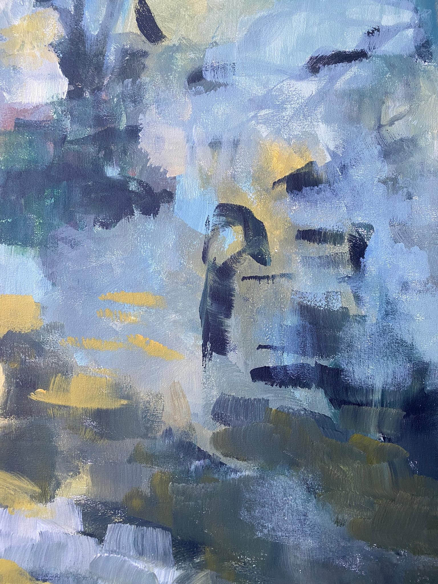 Serie original de otoño-plein air-Artista británico premiado-Oleo grande-Impresionista en venta 9