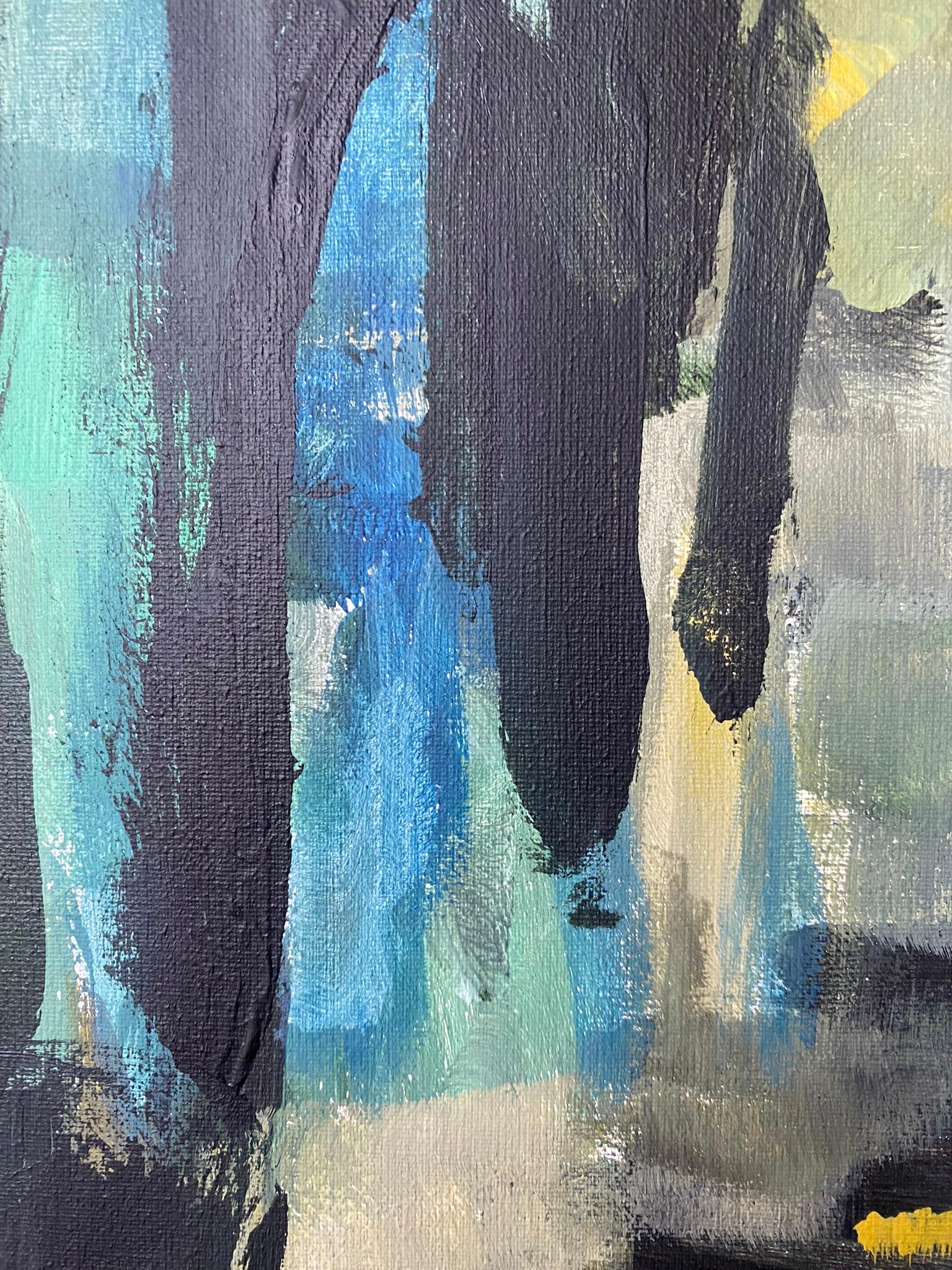 Serie original de otoño-plein air-Artista británico premiado-Oleo grande-Impresionista en venta 13