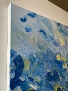 Original Constable's Cloud, Van Gogh's Blue:The Door-British Awarded Artist-gold