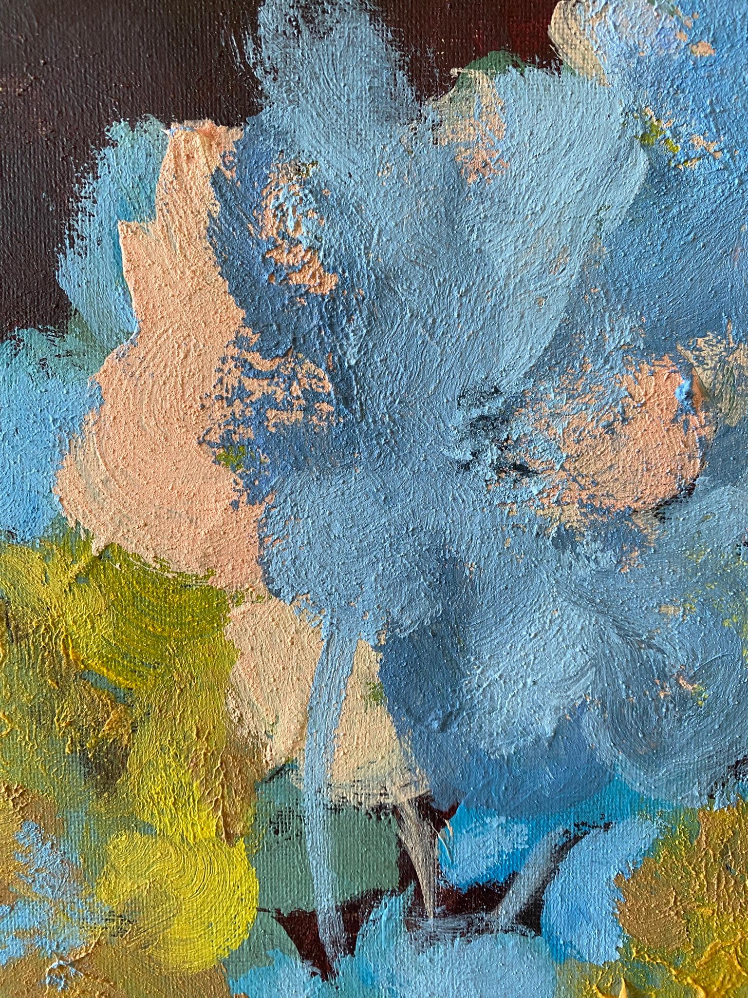 Díptico original-Impasto-Serie Jardín de Invierno-Artista británico galardonado-Impresión 11