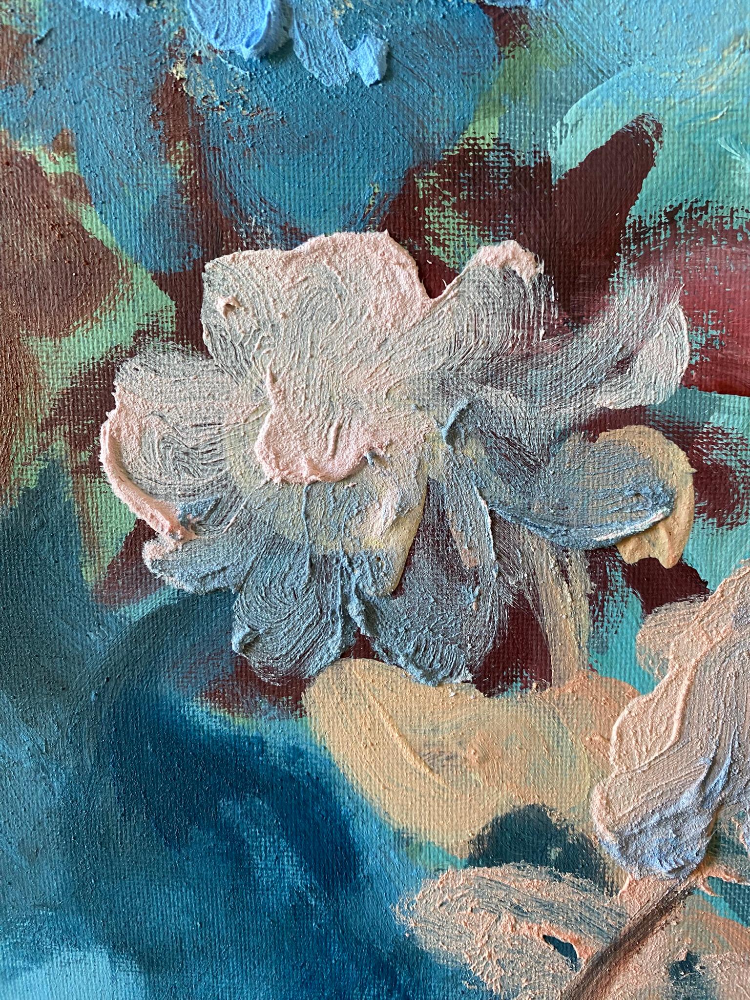 Díptico original-Impasto-Serie Jardín de Invierno-Artista británico galardonado-Impresión 6