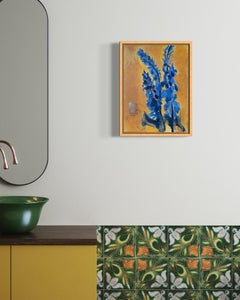 Original-Fuchsschwanz in Gelb-British Awarded Artist-Impasto-Summer Bloom Serie