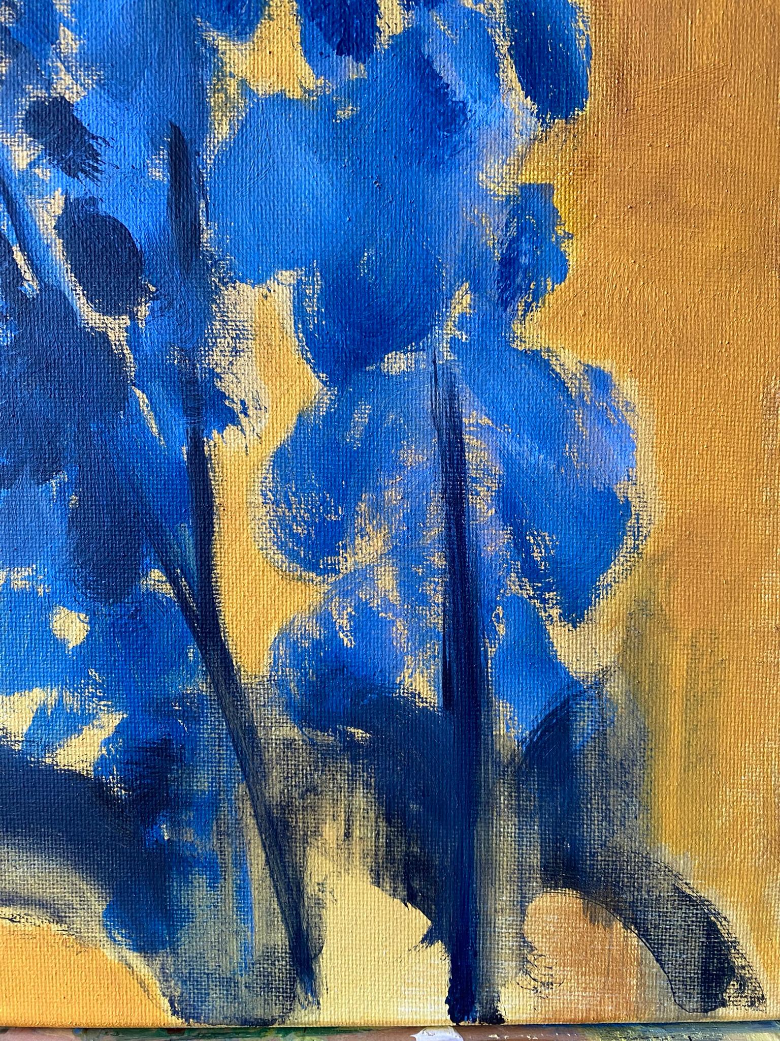 Original-Fuchsschwanz in Gelb-British Awarded Artist-Impasto-Summer Bloom Serie im Angebot 2