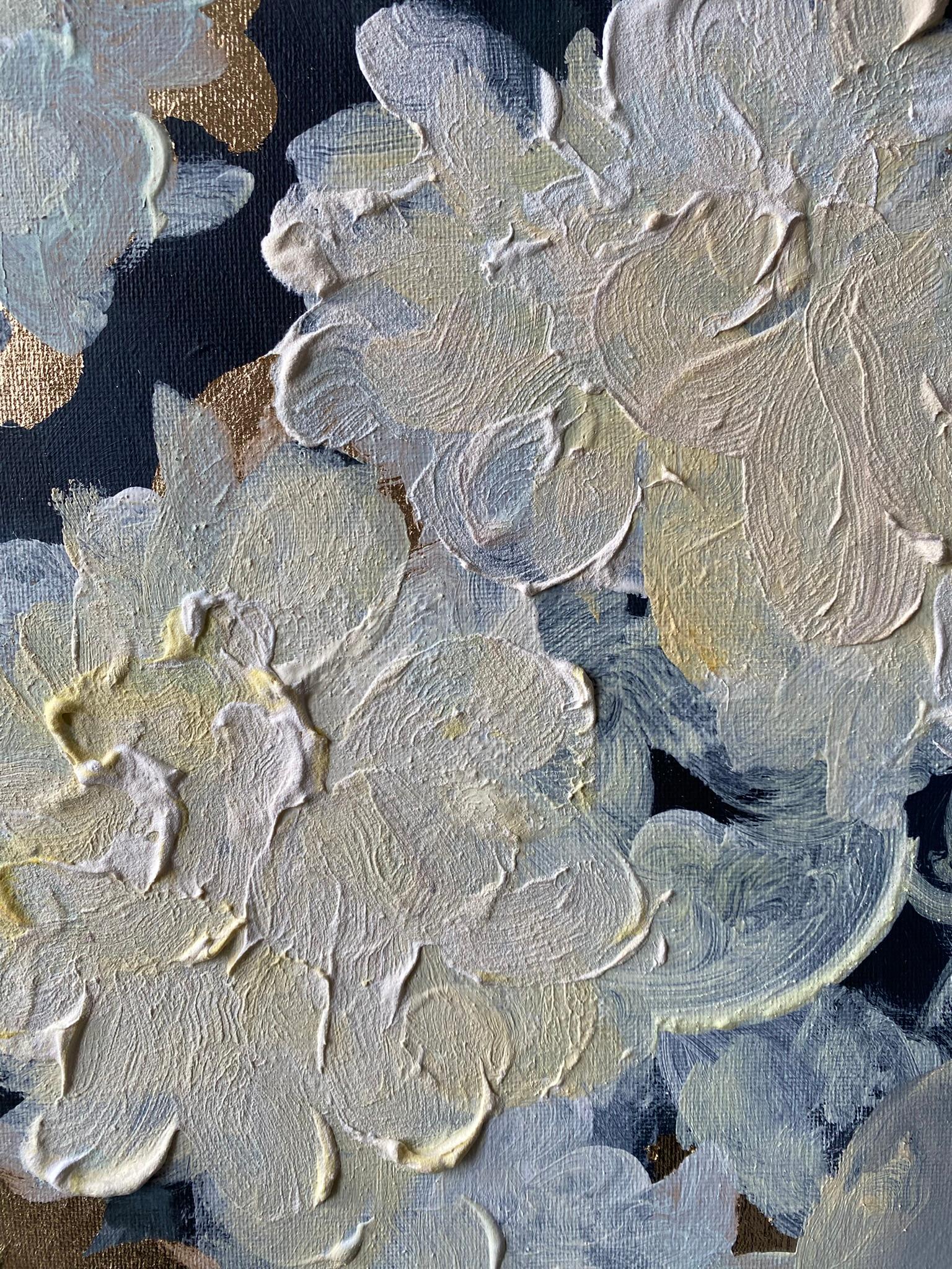 Original-Impasto-Serie Moonlit Jardin d'Hiver-Artista británico galardonado-Impresión en venta 6