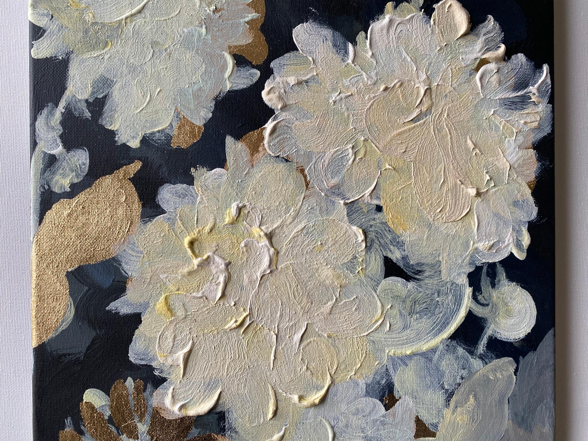 Original-Impasto-Serie Moonlit Jardin d'Hiver-Artista británico galardonado-Impresión en venta 7