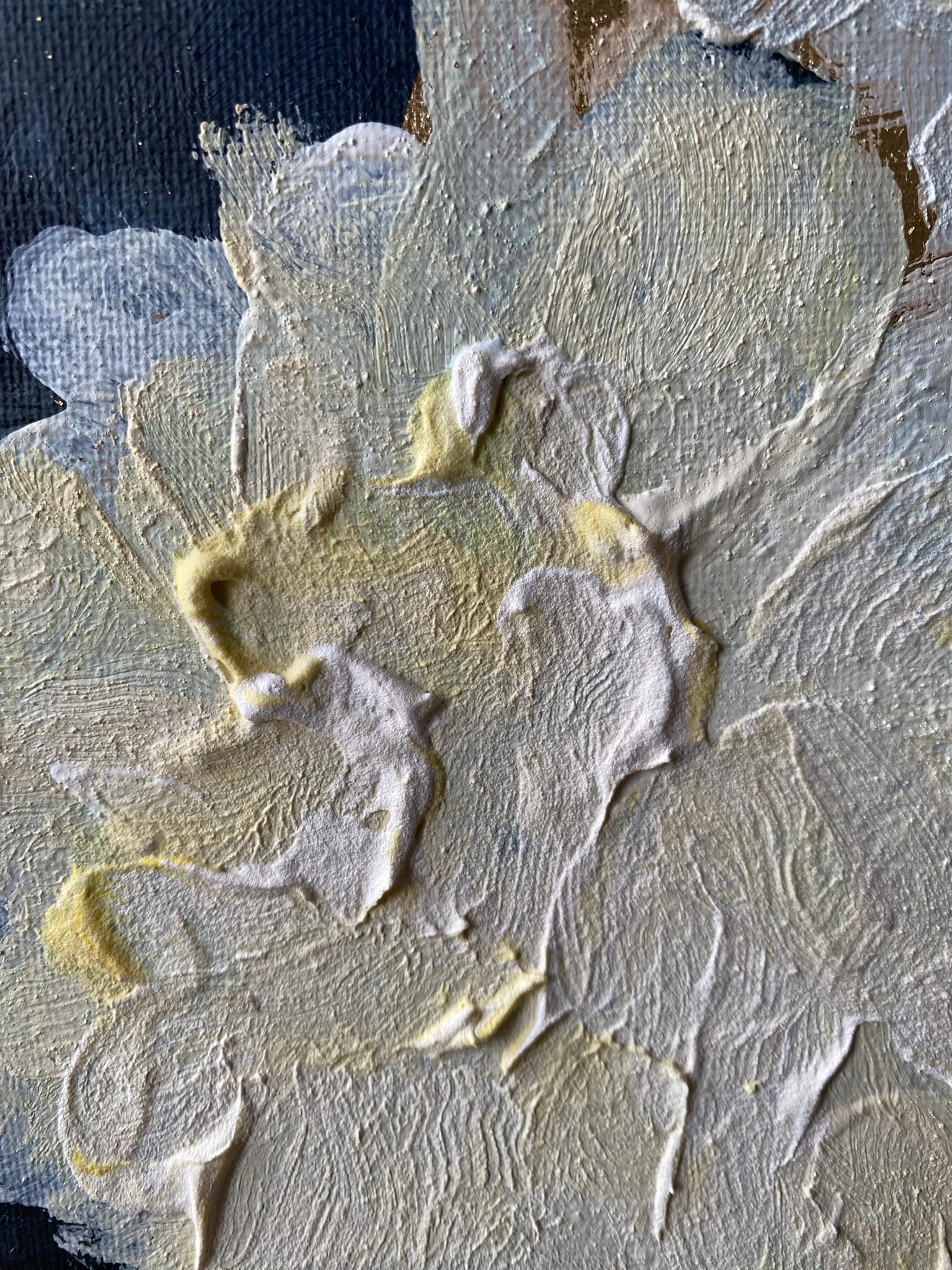 Original-Impasto-Serie Moonlit Jardin d'Hiver-Artista británico galardonado-Impresión en venta 1