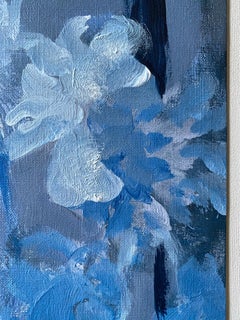 Original-Jardin d'Hiver-British Awarded Artist-le bleu series-work on paper