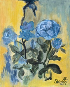 Originale-La Vie en Rose-Artista britannico premiato-Esposizione Collectional-Espressione