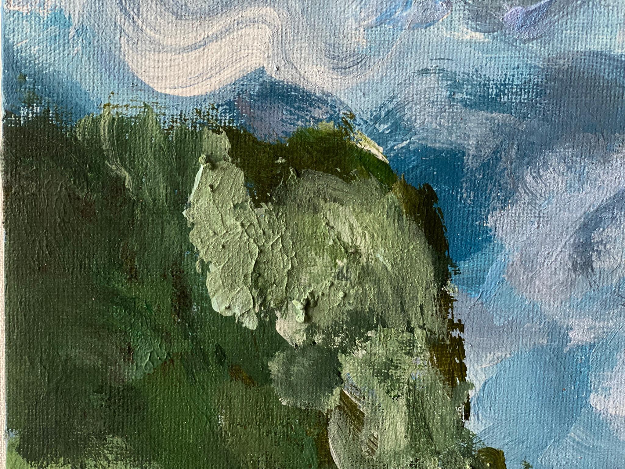 Original-Landscape Memory-Large Seascape-British Awarded Artist-Gold Leaf, Oil For Sale 7