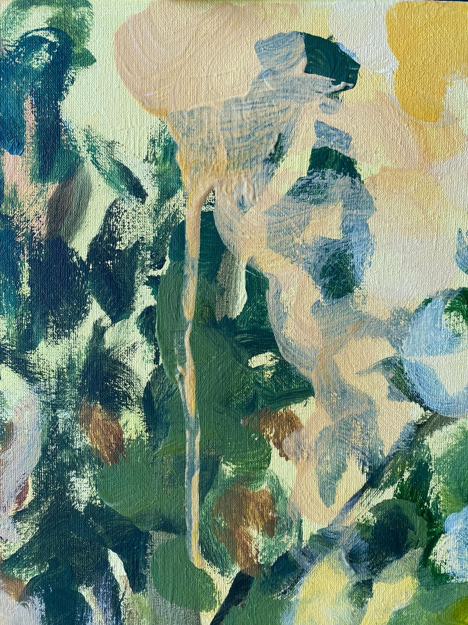Olio originale di grandi dimensioni-130 YR Tigli in giallo-Artista britannico premiato-Espressione in vendita 9