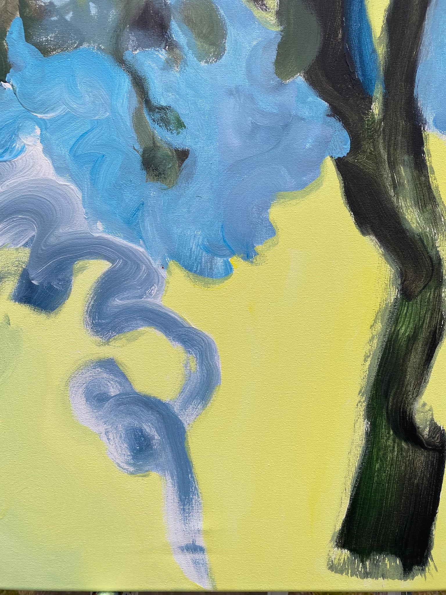 Lienzo Original-Grande-Florecimiento estival-Árbol-Reino Unido Galardonado Artista-Exposición Colección en venta 7