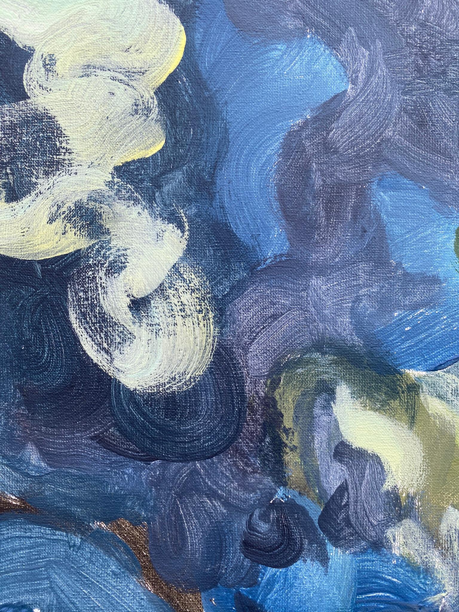 Lienzo Original-Grande-Florecimiento estival-Árbol-Reino Unido Galardonado Artista-Exposición Colección en venta 8
