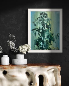 Original-Magic Bell in the Night-UK Awarded Artist-Botanical Abstract Expression