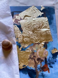 Original-Night Roses-Rosarian Series 2026 -Awarded Artist-Impasto with Gold Leaf