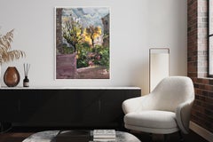 Original Oil-Large-Autumn in London-British Awarded Artist-Impression Expression