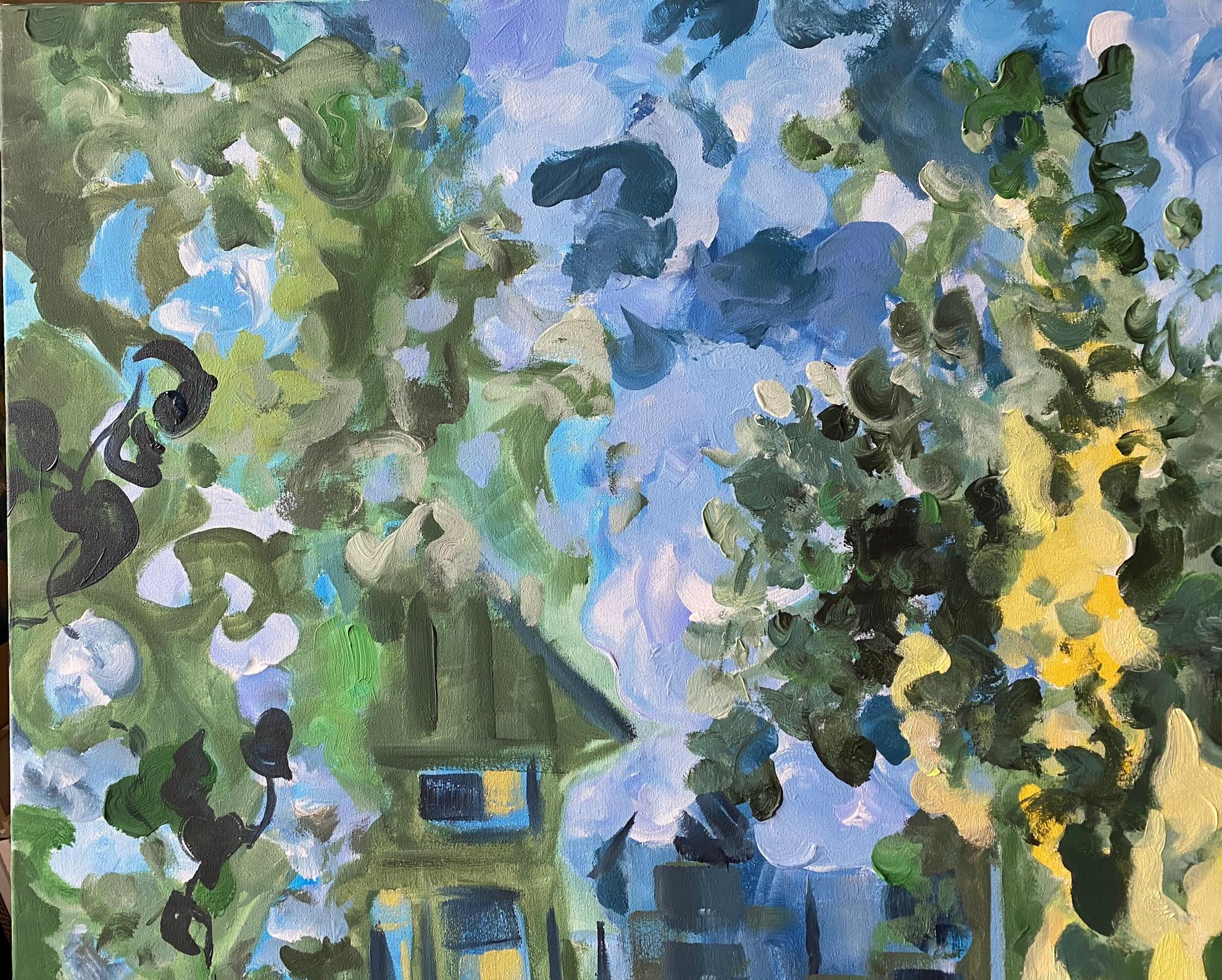 Original Oil-Having amongst LimeTrees-British Awarded Artist-Framed en vente 9