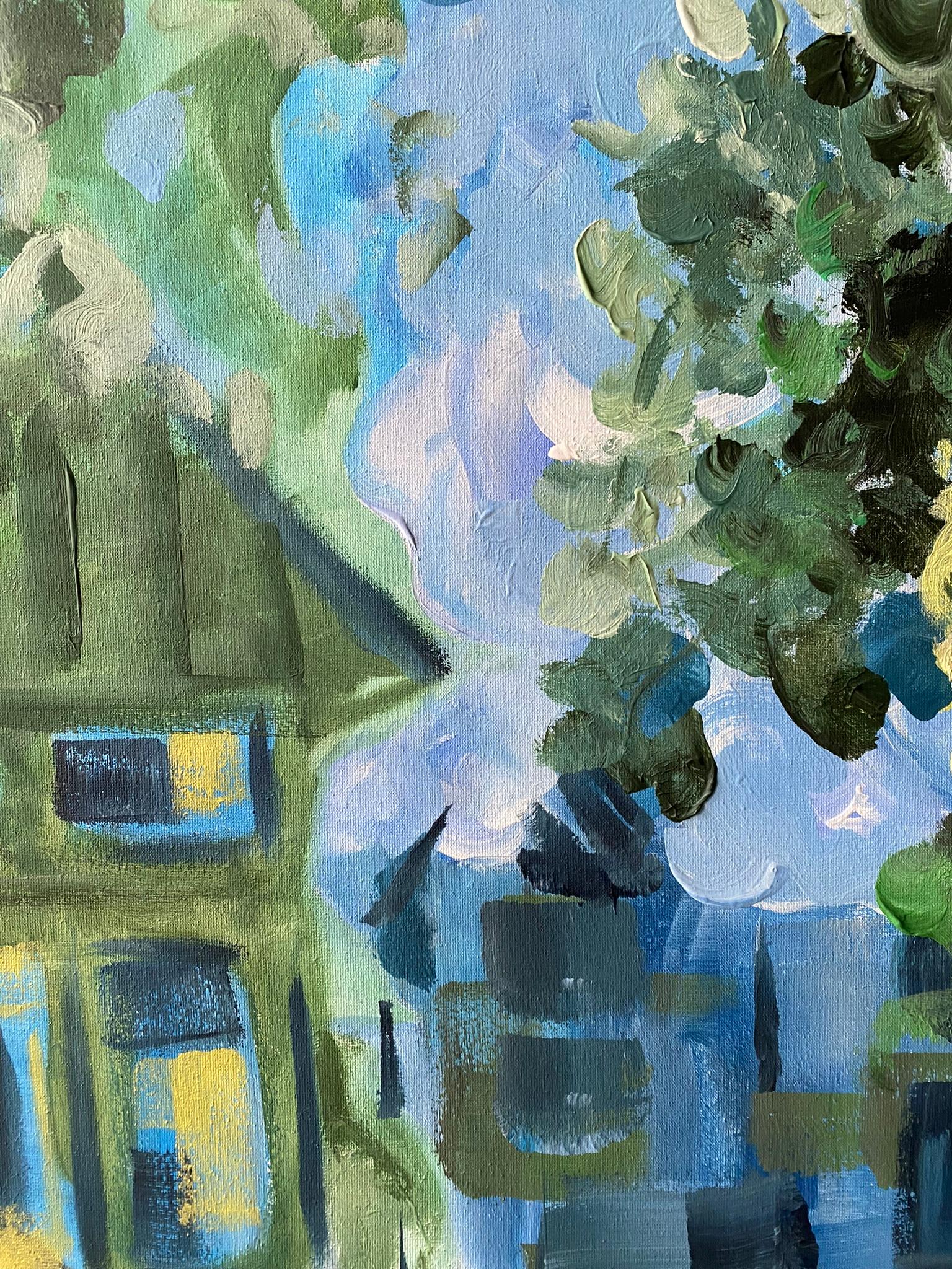 Original Oil-Having amongst LimeTrees-British Awarded Artist-Framed en vente 3