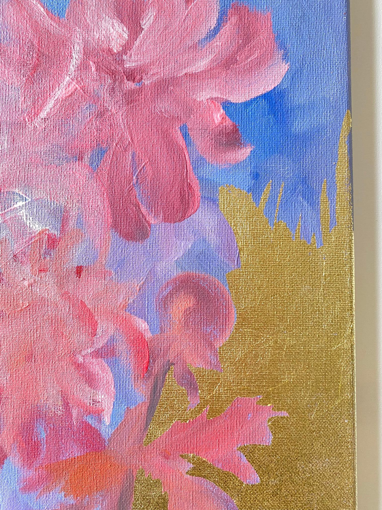 Original Quadriptychon-Sunlit Series-British Awarded Artist-Gold Leaf with Oil im Angebot 11