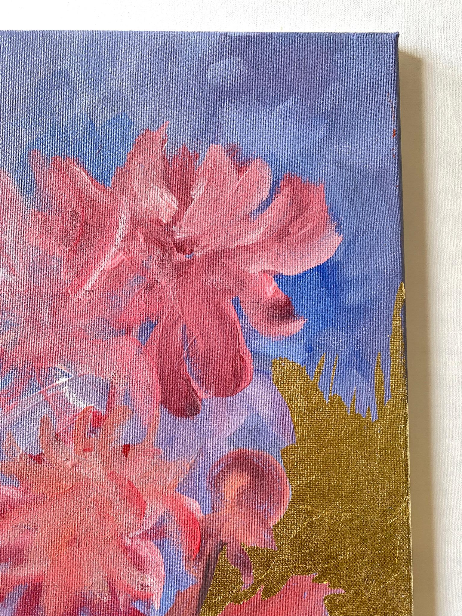 Original Quadriptychon-Sunlit Series-British Awarded Artist-Gold Leaf with Oil im Angebot 13