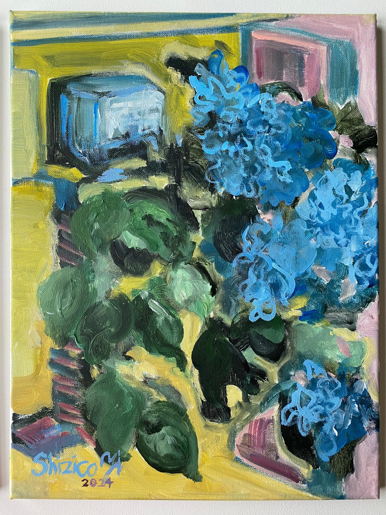 Dúos de primavera-Serie original de 8-Artista británico galardonado-Paisaje abstracto-Oleo en venta 9