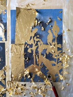 Original Set-Jardin d'Hiver-le bleu series-British Awarded Artist-work on paper