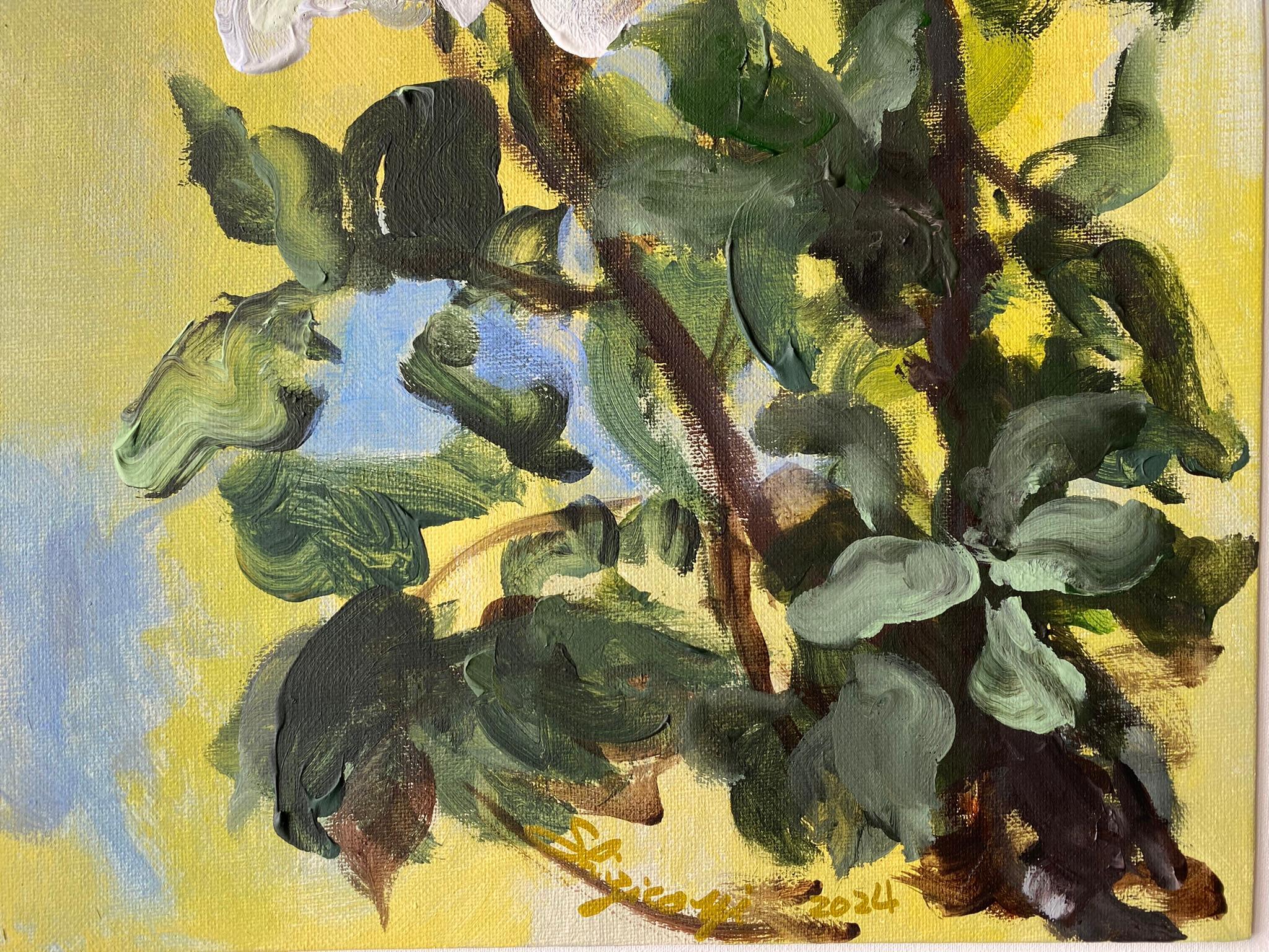Conjunto original de 2-The Rosarian-Escuela Británica-Artista premiado-Expresión-Abstracto en venta 7